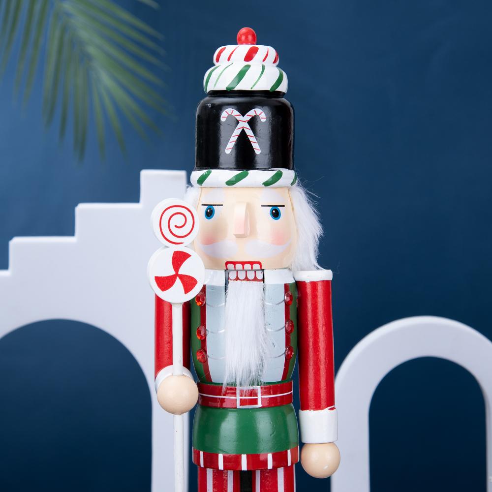 Christmas Candy House-Style Nutcracker Figurine