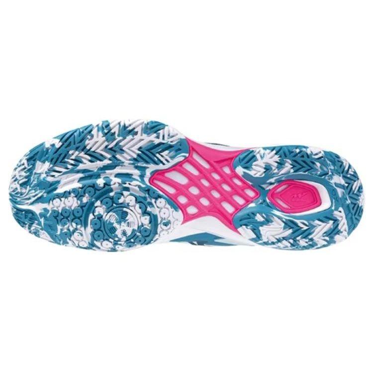 Mizuno Wave Claw 3 Wide White Sailor Blue Unisex Sneakers Pink-Tetra 71GA244321