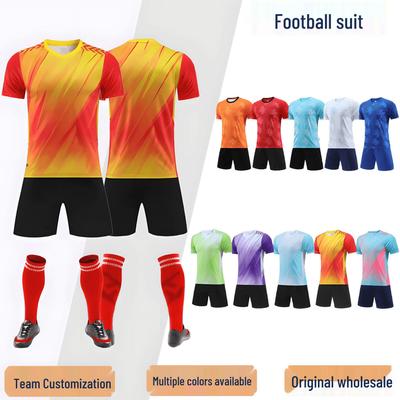 Quick-Dry Short Sleeve Football Kit for Adults & Kids - Perfect for Matches & Training