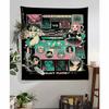 Alien Stage Anime Tapestry Art Printing Japanese Wall Tapestry Anime Wall Hanging Home Decor