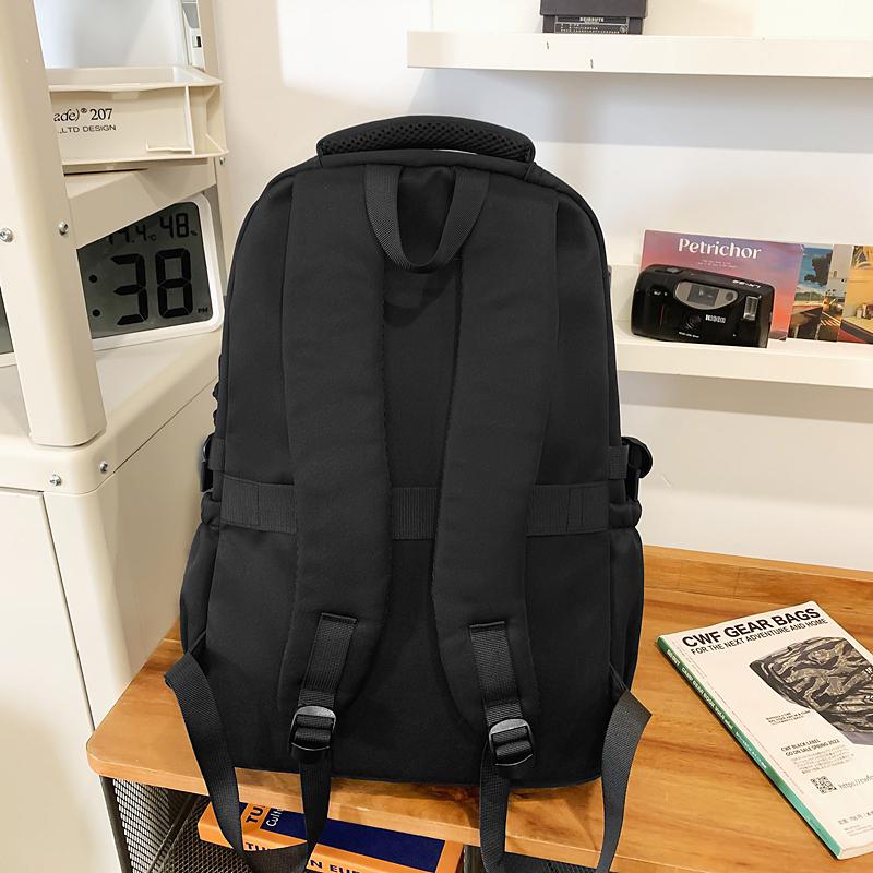 Junior High School Student Schoolbag Men's Large Capacity Lightweight and Durable Backpack with Coin Purse