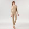 Autumn and winter German velvet thermal underwear women's suit antibacterial velvet thickened heating lead long johns