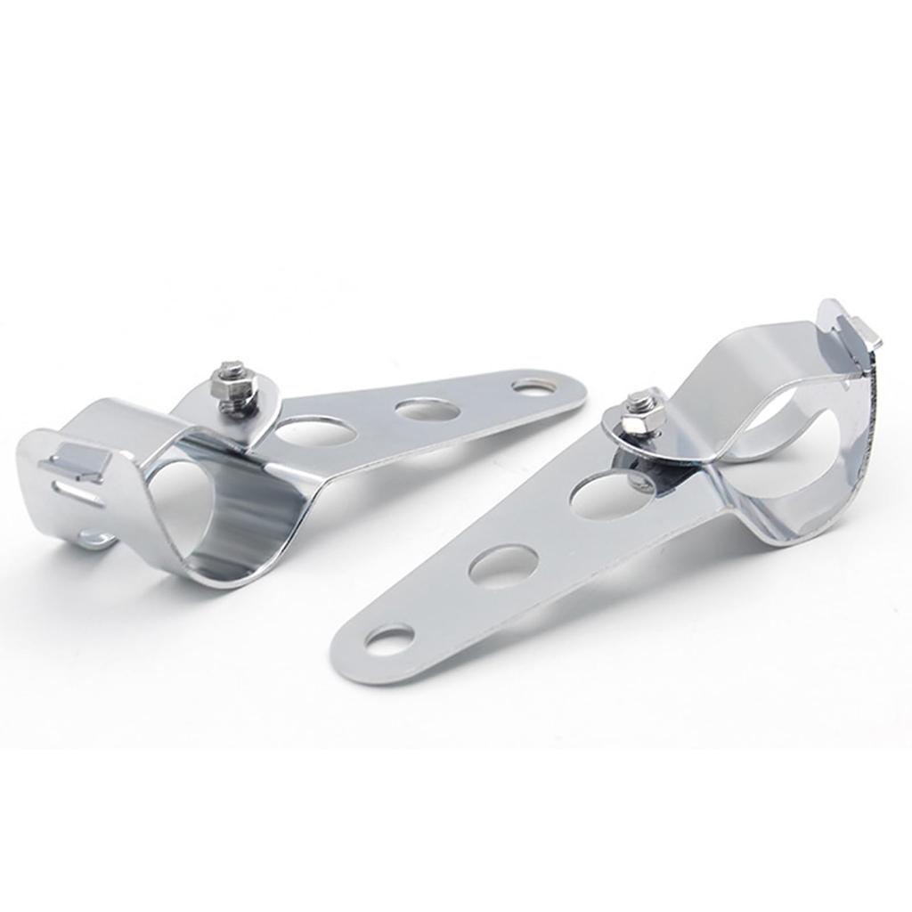 Držák světlometu Držák pro upevnění - 28mm-36mm Trubka vidlice Držák pro montáž světlometu - 2 Montážní svorky pro Motocykl, Motocykl, Skútr