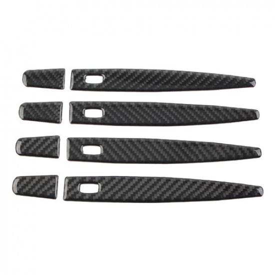 8x Outer Car Door Handle Cover Trim Black For Chevrolet Equinox 2018-