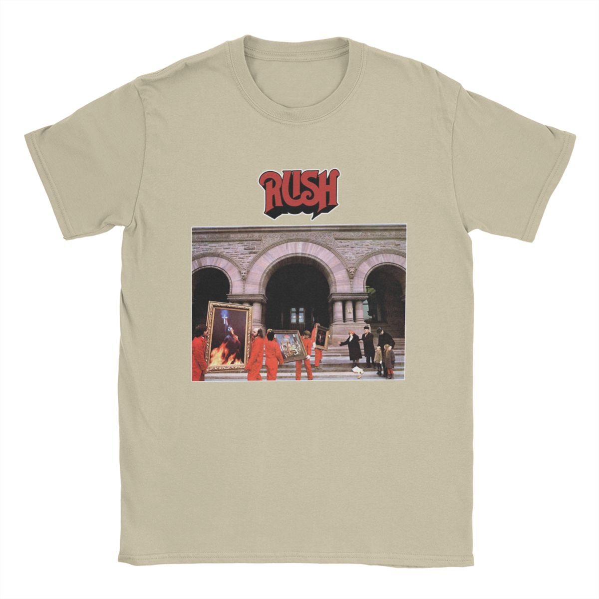 

Повседневная футболка Rush Band для мужчин, футболки с круглым вырезом из чистого хлопка, футболка с коротким рукавом, размеры 4XL 5XL, одежда XXXXXL хаки