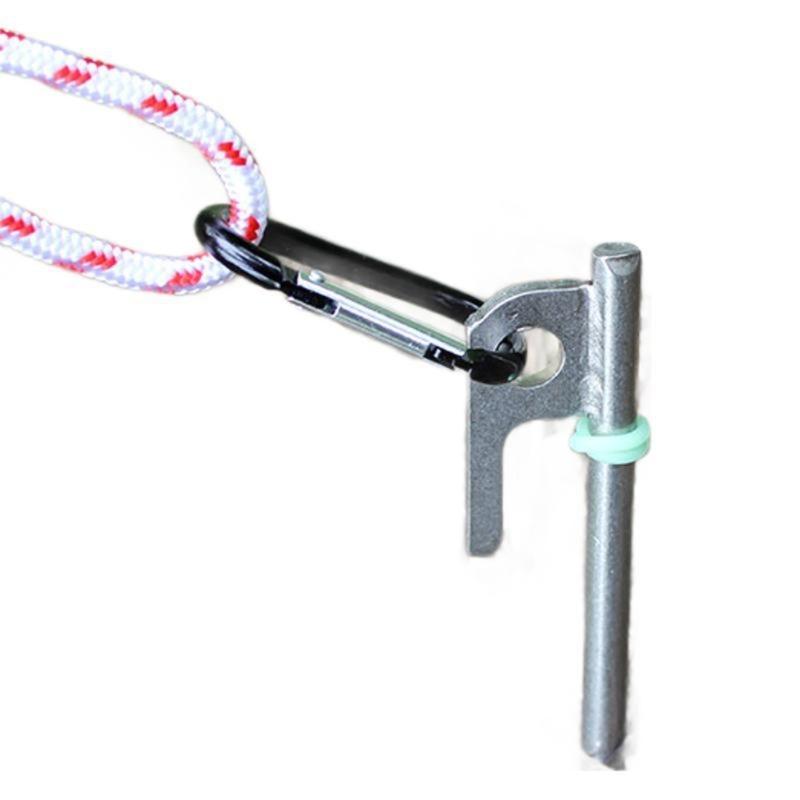 Outdoor Campings Stake Campings Anchors Peg Stainless steels Tent Stake Replacement Yard Lawns Peg with Luminously Rings