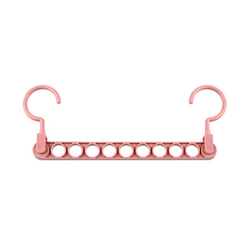 9 Hole Magic Hanger Creative Multi-functional Hanger Household Internet Popular Magic Storage Artifact Non-slip Drying Rack