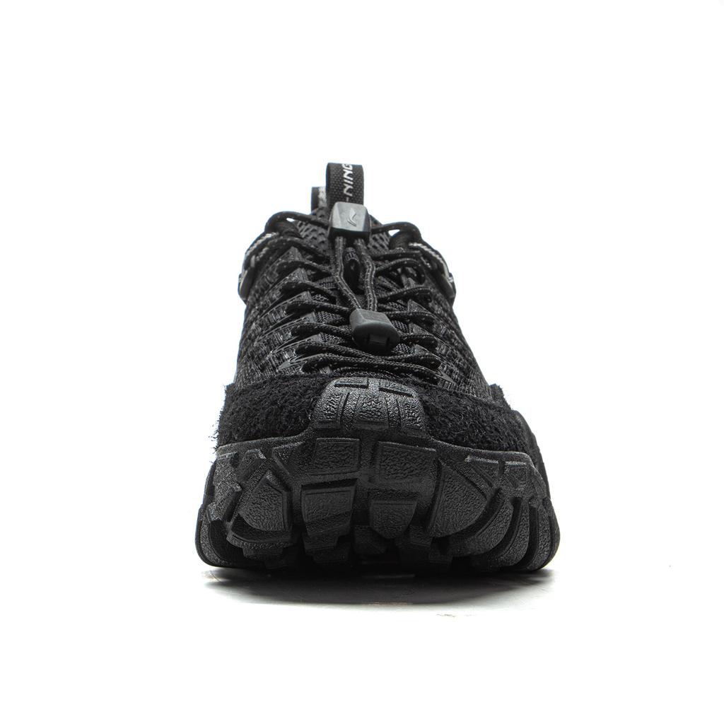 New LiNing Dunes Cushioning, Slip Resistant, Abrasion Resistant Support Low Top Casual Shoes Women's Black AGCV364-4