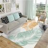 Nordic Living Room Carpet Bedroom Bedside Carpet Geometric Flower Carpet