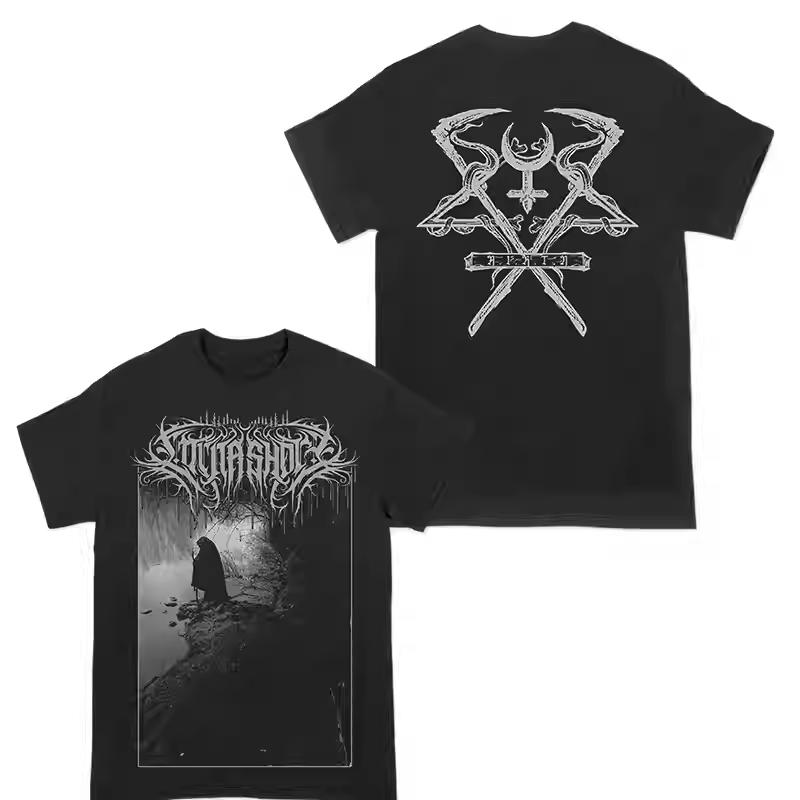 LORNA SHORE American Deathcore Band Slam Printed T-Shirt Fashion Casual Loose Short Sleeve Sports Streetwear Unisex Top