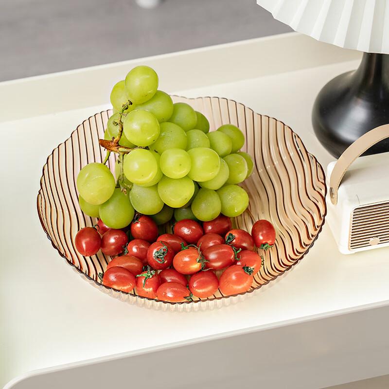 ZISIZ Round Coffee Table Snack Plate Set