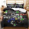 3D Print Gamepad Duvet Cover Set Modern Game Console Bedding Comforter Cover With Pillowcases 200X220DoubleBoyTeenMenKids