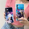 Wandering Witch Elaina Clear Mobile Phone Case for Samsung Galaxy S25 S24 S23 S22 S21Plus FE Ultra Colorful Cover