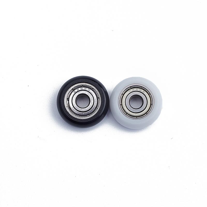 10Pcs 625Zz Pom Bearings Passive Round Roller Wheel 5X21.5X7Mm For 3D Printer