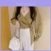 Lolita Style Shirt With 3d Effect And Vneck For Spring Womens Fashion