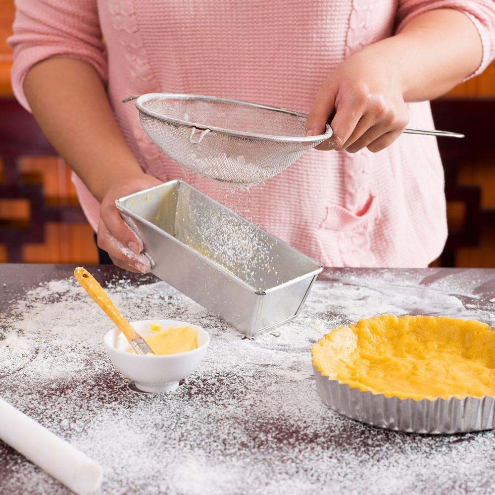 Sitko Kuchenne Stalowe Cedzak z Uchwytem do Odcedzania Przesiewania 25 cm
