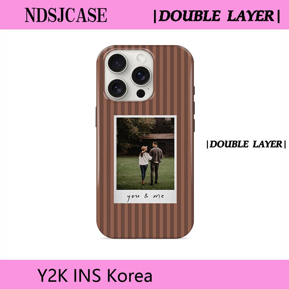 

Luxury Clmj SWAG Memories Phone Case for iPhone 17 16e 16 15 14 13 12 11 Air Pro Max Plus Magnetic Double-layer Back Cover iPhone 13 ProMax