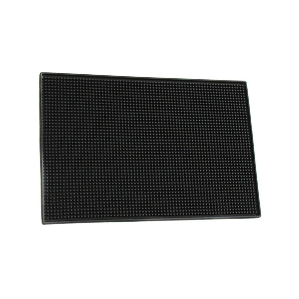 Large Square Silicone Tableware Drying Mat Non-Slip Drain Pad for Kitchen Bar Deep Grooves Drainage Dish Fruit Vegetable Tray