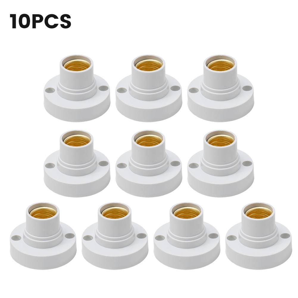 Base Fitting E14 Light Bulb Holder 100-230V Adapter Black Edison Screw Cap Lamp Fixing Replacement Socket Brand New