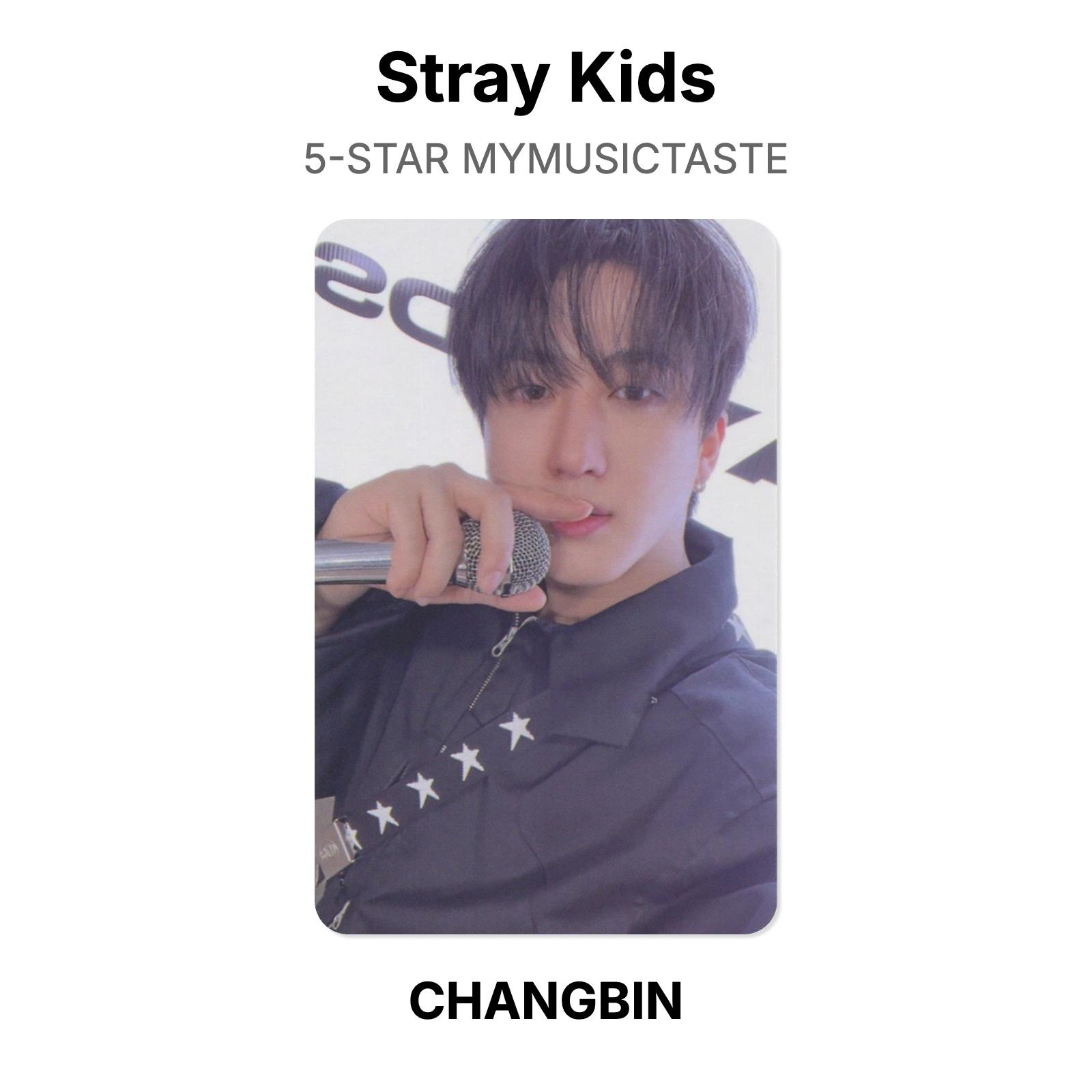 Stray Kids 5-STAR MYMUSICTASTE Официальная фотокарточка CHANGBIN