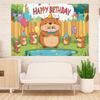 One Percent Capybara Theme - Perfect for Birthdays Weddings and Special Occasions Need This Background of Cloth Party Flags