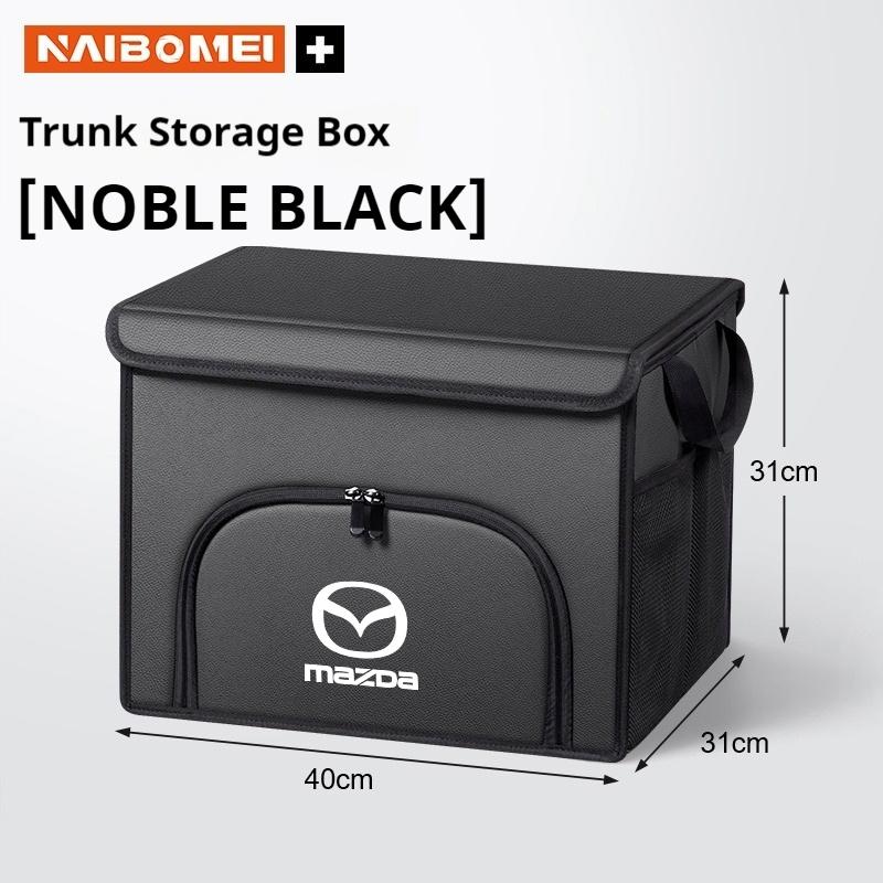 

Car trunk large capacity Foldable storage box shoe storage organizing box Fit For Mazda 3 MX-5 CX-5 CX-8 CX-9 BT-50 CX-60 6 2025 чёрный