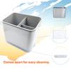 Dish Brush Holder with Removable Tray | Sink Organizer for Sponge Scrubber & Utensils | Countertop Drying Rack
