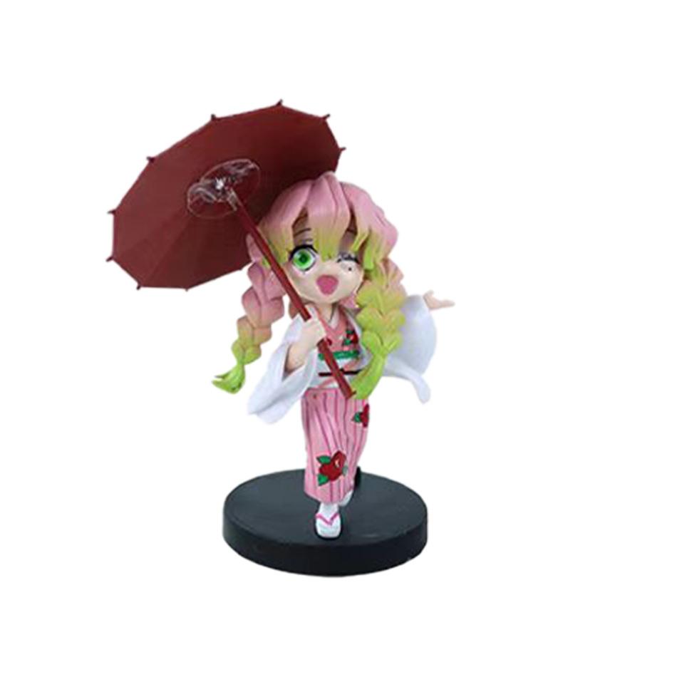12pcs Anime Demon Slayer Tanjiro Kamado Nezuko Christmas Halloween PVC blind box cartoon figure model ornament child gift Random Mystery Trendy