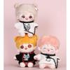 Niannyyhouse 15cm Plush Clothes Patch Dog Set with Hoodie and Collar, Cotton Doll Clothes (A-white-15cm)