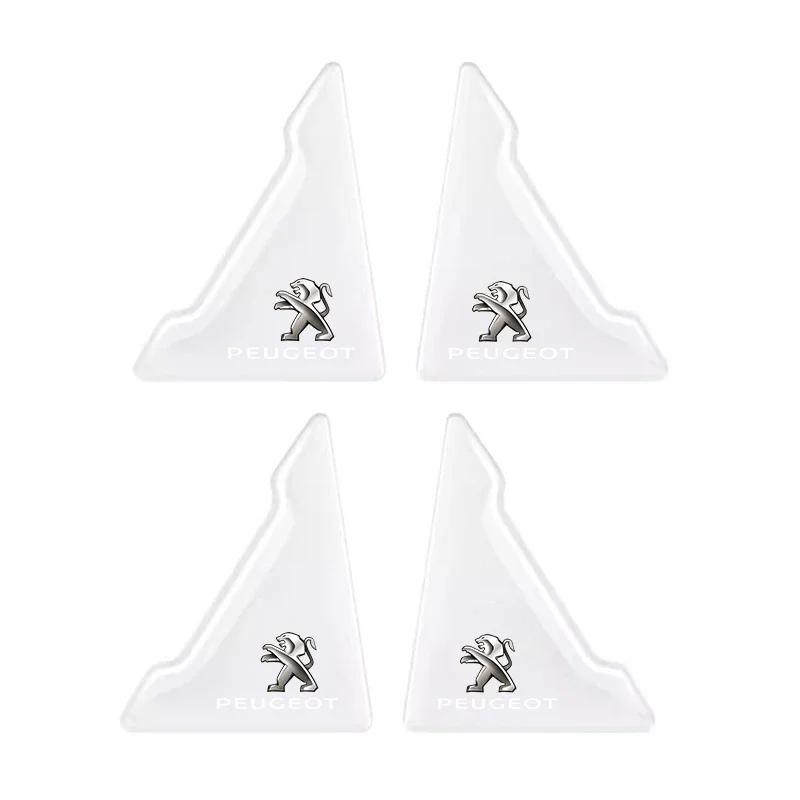 2026 Forró Autómatrica 4 db Autóajtó Sarokvédő Karcolásvédő Matrica Peugeot 408 4008 308 3008 Rifter 5008 508 20-hoz