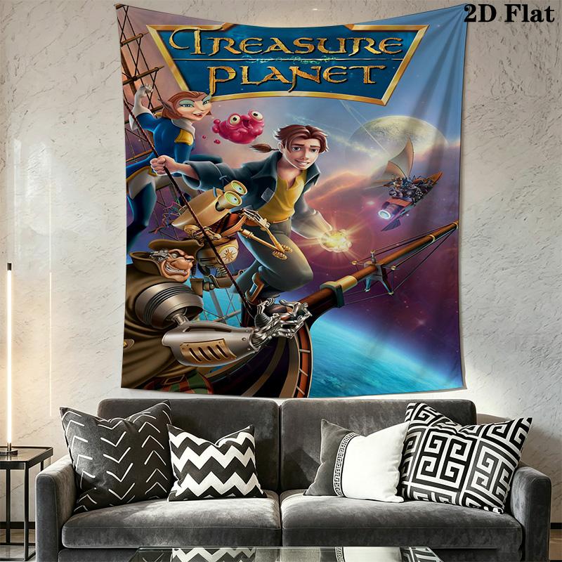 Treasure Planet print Pattern Home Decor Tapestry, Wall Hanging, Decorative RV Wall Cloth.XGT0914245