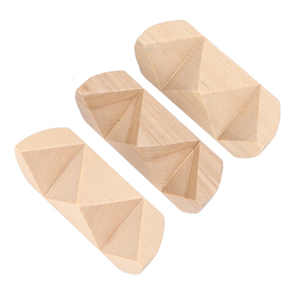 Wooden Brain Teaser Puzzles Football Shape Preventing Alzheimer Unlock Interlock Puzzle Toys for Adults