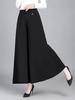 Autumn/Winter High-Waisted Plus Velvet Wide-Leg Pants: Fashionable, Age-Reducing Casual Skirt for Middle-Aged and Elderly Mothers
