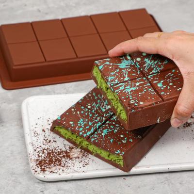 1/2 szt. Duża głęboka forma do czekolady Silikonowe foremki do cukierków na nadziewane batoniki Bez BPA Łatwe do czyszczenia Wysoka tolerancja temperatury Domowe artykuły do produkcji czekolady