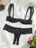 JYL Mesh Ring Neck Decor Lingerie, Minimalist Style For Home Daily Wear