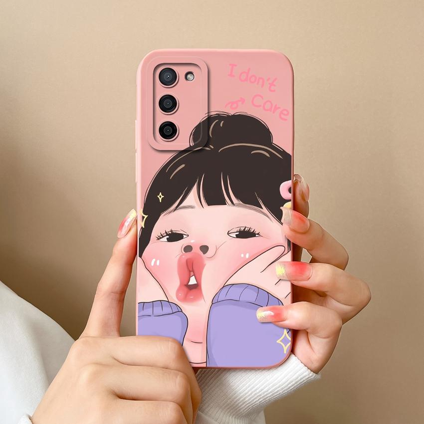 Hülle Für Oppo A56 A57 A58 A59 A60 A72 A75 A78 A79 A83 A91 A92 Handytaschen Niedliches Anime-Haustier-Muster Flüssigsilikon Premium Schutzhülle Für Oppo Capa