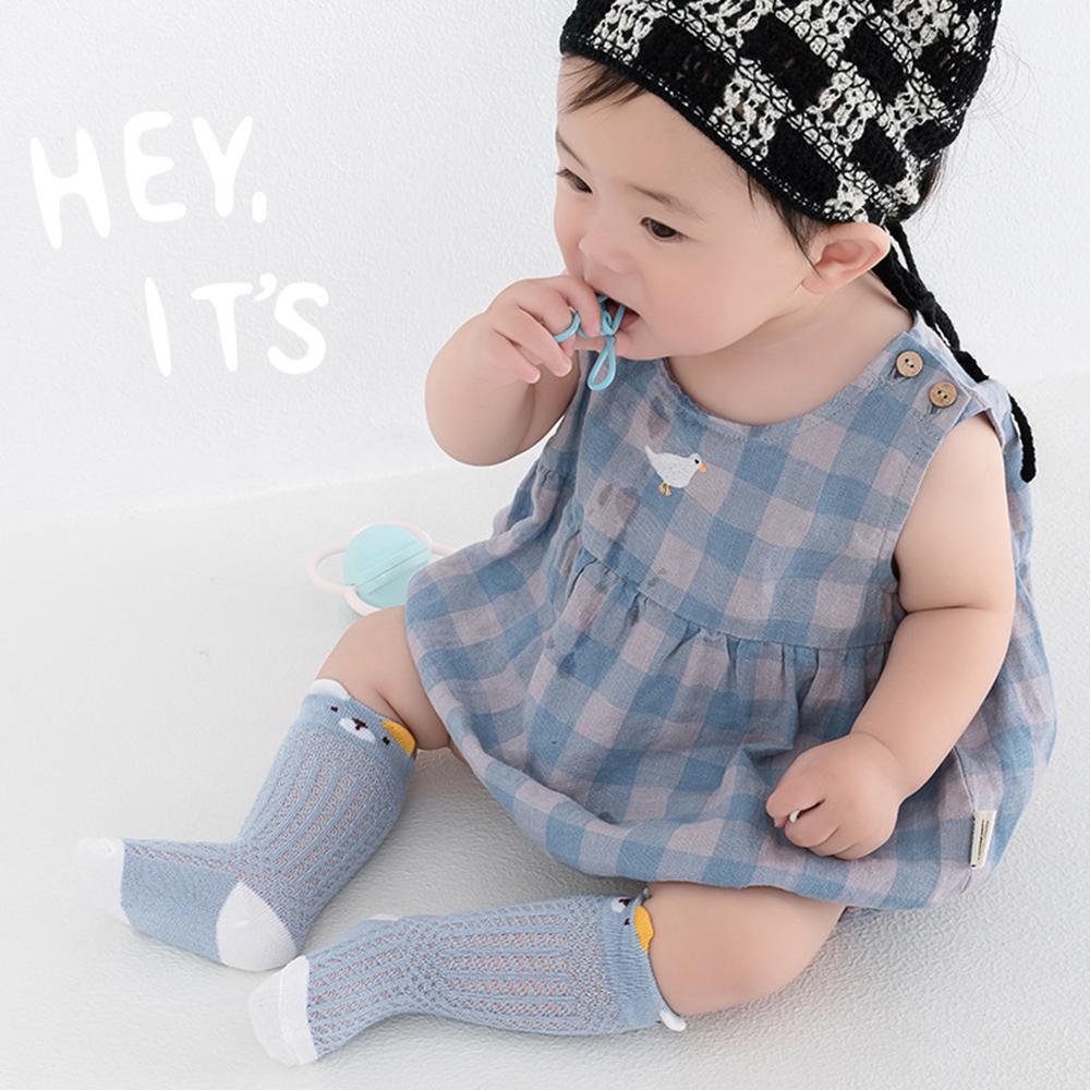 4 Pairs Baby Ultra Thin Mesh Mid Socks Cute Cartoon Animal Embroidery A-Class Soft Elastic Toddler Socks for 0-5 Years Old