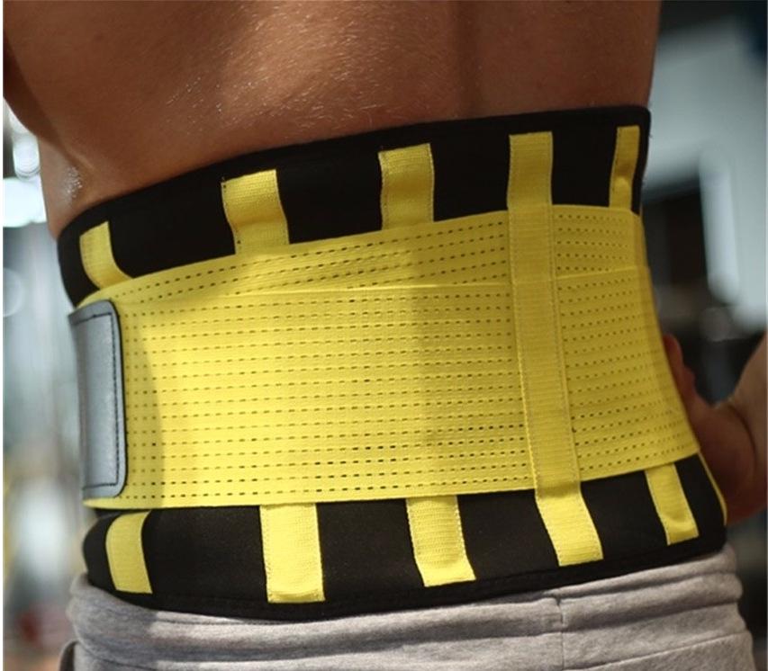 Unisex Sweat-Inducing Lumbar Support Belt for Squats and Weightlifting