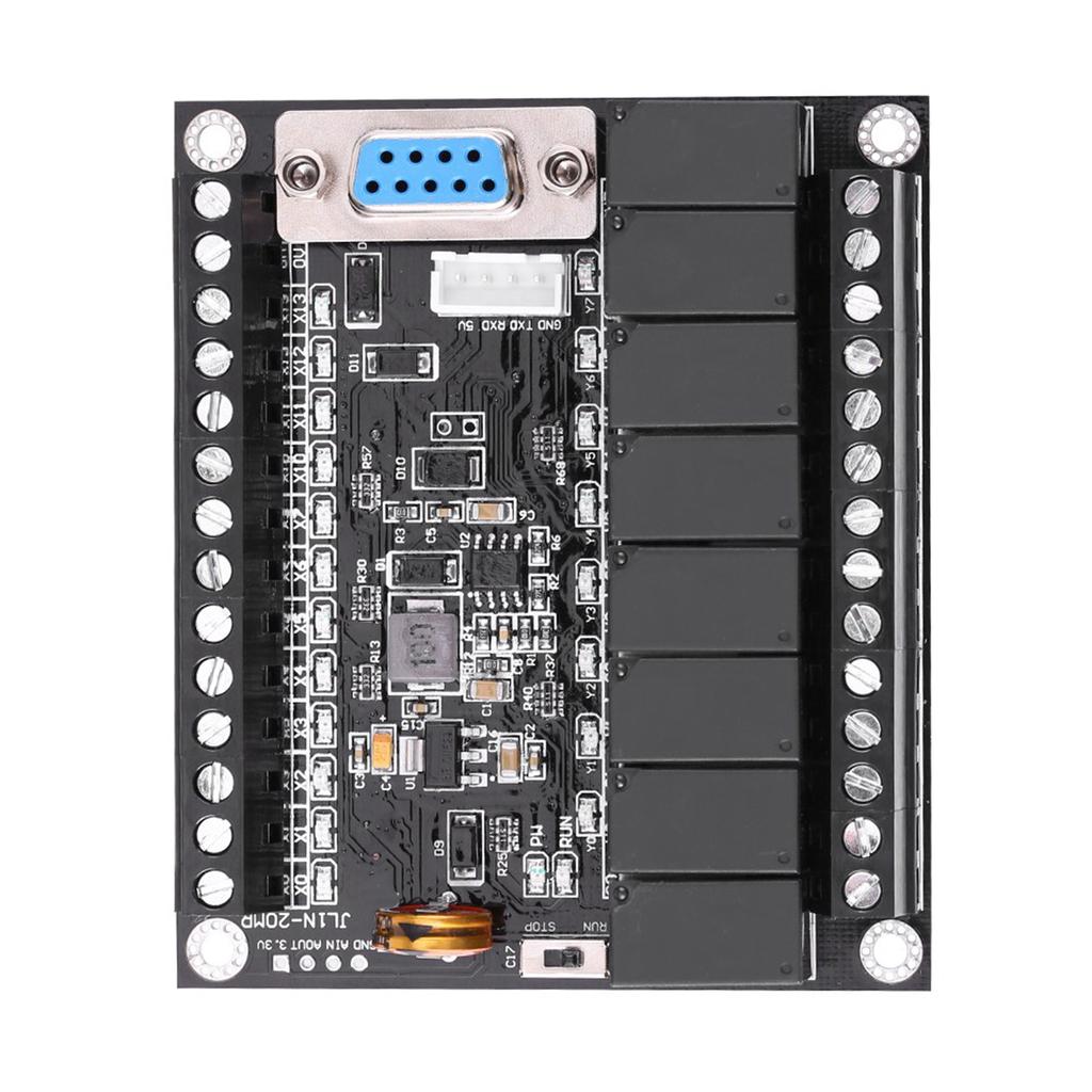 DC 24V PLC Regulator FX1N 20MR Industrial Control Board Programmable Logic Controller