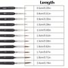 11Pcs/Set Hook Line Pen For Watercolor Oil Painting Extra Fine Soft Wolf Hair Hand Brush Gouache Acrylic Nail Art  Drawing