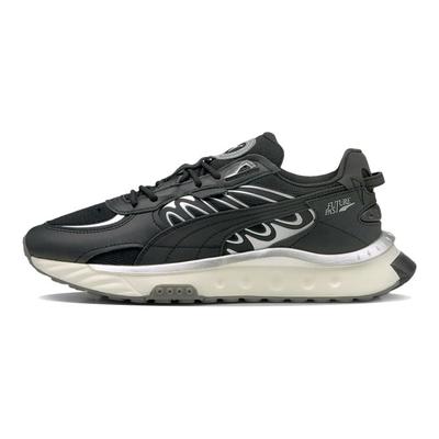 Wild Rider Techno Black Silver Unisex Sneakers 381596-02