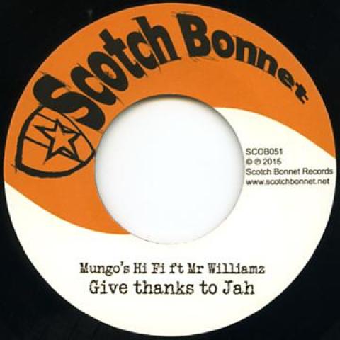 

7inch Record MR WILLIAMZ Give Thanks To Jah SCOB051 Scotch Bonnet 2015 UK Reggae Ska Dub Used