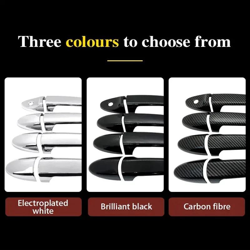 Car Door Handle Covers Fit For Volkswagen VW Virtus Polo Sedan 2018~2025 Scratch Proof Chromium Styling Sticker Auto Accessories