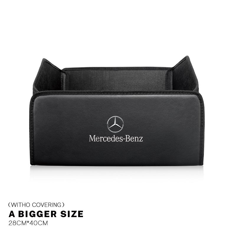 GLC GLB Car Trunk Organizer Box Large Capacity Foldable Storag Bag For Mercedes Benz AMG W204 W205 W203 W211 W212 W213 W201 W21