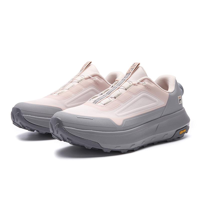 Fila Boa Explorer 3 Casual Sports Mountain Shoes Lightweight Low Top Outdoor Women Shoes Pink Gray A12W541217FMN