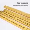 Dual-Use Bamboo Ruler & Massage Stick - Creative Fitness & Cultural Gift