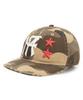 Cappellino FREEMARIO Camo Stellato Danneggiato [Giallo Kaki]