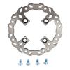 Brake Disc Rotor 4 Holes Design 190mm Diameter Carbon Steel Replacement for Tuttio Soleil01 Electric Dirt Bike