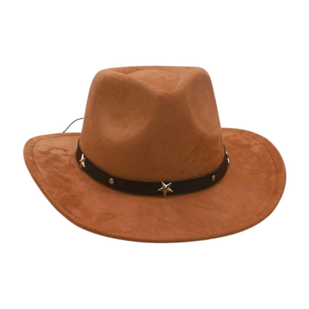 French Premium Top Hat Suede Four Seasons Sunscreen Sun Hat Western Cowboy Hat