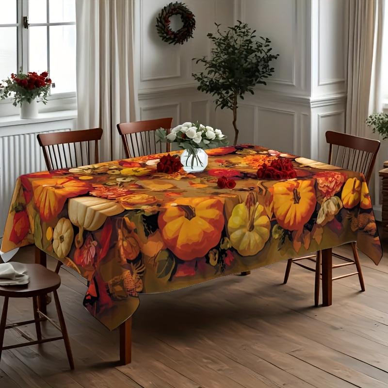 Herfstbladeren Rechthoekige Tafelkleed voor Tafeldecoratie Feest Waterdicht Herbruikbaar Tafelkleed voor Tafels Keuken Eetkamer